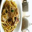 蓮根と椎茸の和風パスタ
