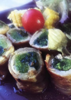 ほうれん草の豚まき-レシピのメイン写真