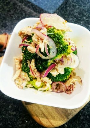 ブロッコリーと鶏むね肉のマスタードサラダ-レシピのメイン写真
