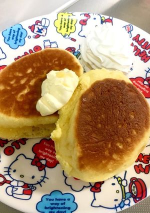 アレルギー練習パンケーキ(卵黄入り)-レシピのメイン写真