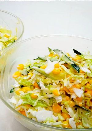 ヨーグルト味噌のコールスローサラダ-レシピのメイン写真
