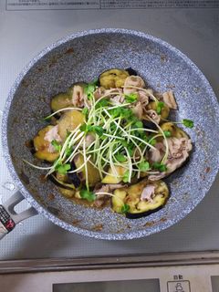 さっと煮て作る茄子の味噌炒め-レシピのメイン写真