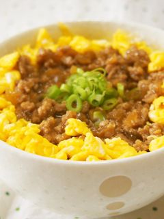 生姜たっぷり!トロトロそぼろ丼♪-レシピのメイン写真