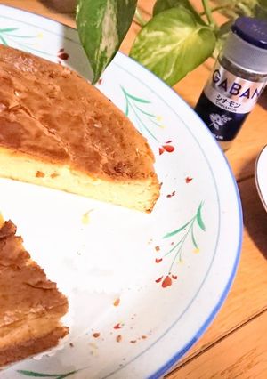 甘さひかえめ【シナモン焼きチーズケーキ】-レシピのメイン写真