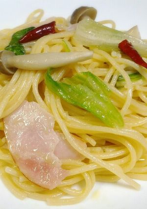 ワンポット包丁要らずペペロンチーノパスタ-レシピのメイン写真