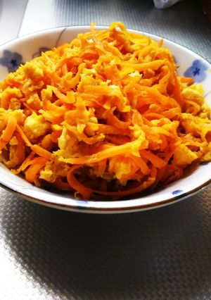 幼児食☆松山揚げの人参しりしり-レシピのメイン写真