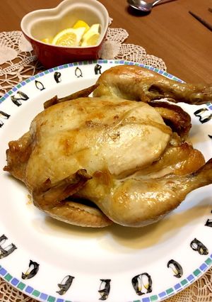 丸鶏☆簡単☆うちのローストチキン☆-レシピのメイン写真
