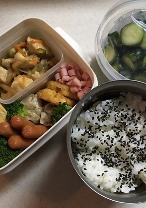中学生お弁当(2018.6.3)-レシピのメイン写真
