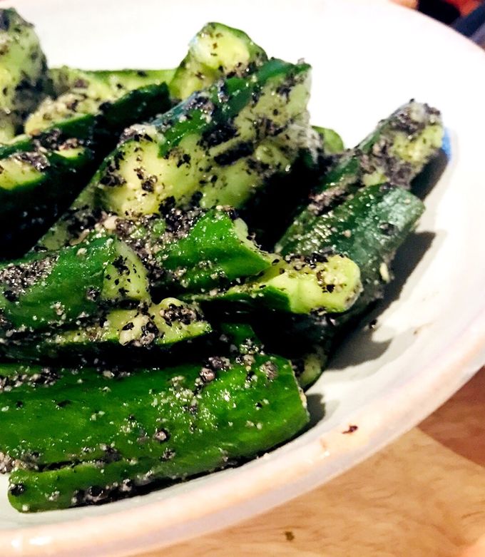 超簡単おつまみ☆黒ごまきゅうり by ＊Tコ＊ 【クックパッド】 簡単