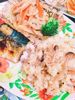 節約 ダイエット キノコご飯-レシピのメイン写真
