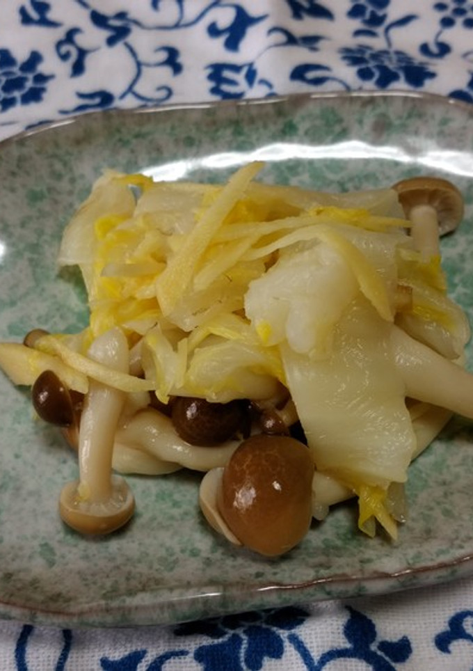 夏にぴったり♪白菜のしょうが和え-レシピのメイン写真
