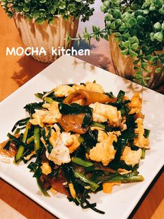 ⌘〜搾菜入りのニラ玉炒め〜⌘-レシピのメイン写真