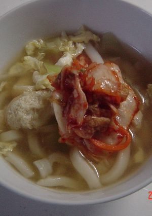 簡単!キムチうどん-レシピのメイン写真