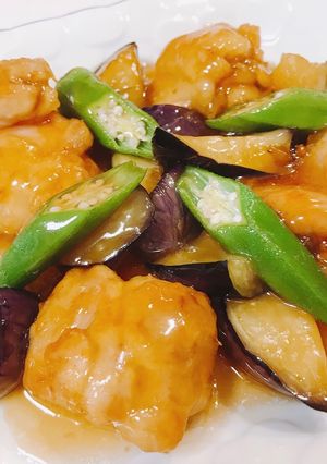 さっぱりおいしい♡鶏肉と夏野菜の甘酢あん-レシピのメイン写真