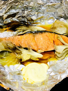 鮭ときのこのバターホイル焼き-レシピのメイン写真