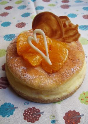オレンジとカルピスのチーズケーキ-レシピのメイン写真