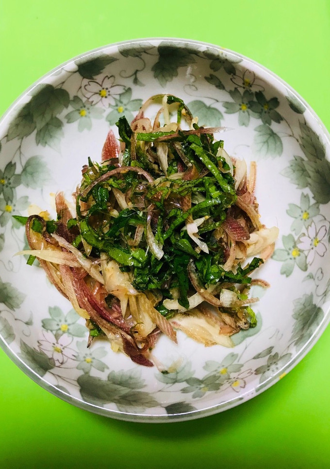 みょうがと大葉の胡麻和え-レシピのメイン写真