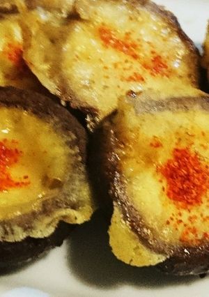 フライパンで！焦がし醤油のしいたけチーズ-レシピのメイン写真