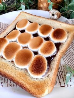 食パンで★チョコマシュマロトースト-レシピのメイン写真