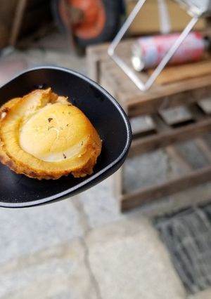 ホタテの熱燻製（即席）-レシピのメイン写真