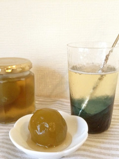 梅の炭酸シロップ煮-レシピのメイン写真