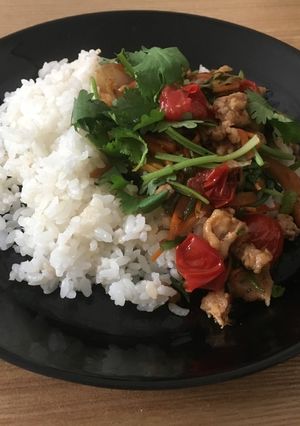 暑い夏に効く！パクチー丼-レシピのメイン写真