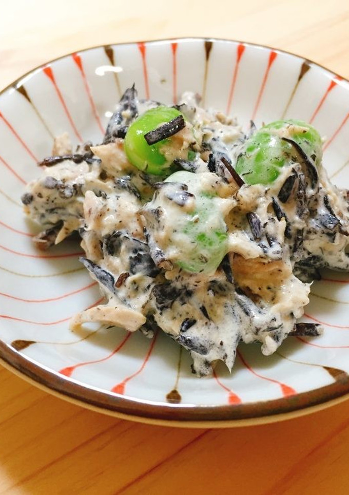 ひじきと枝豆のマヨネーズ和えサラダ-レシピのメイン写真