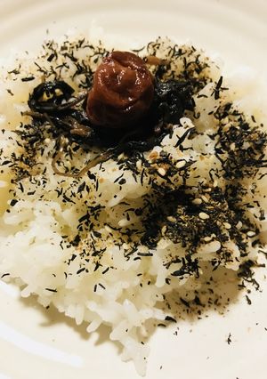とりわけライス●ひじきふりかけ＆梅干し-レシピのメイン写真
