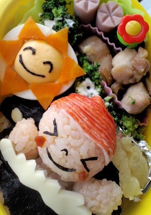 キャラ弁☆水泳-レシピのメイン写真