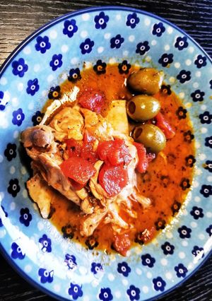 ダッチオーブンで鶏肉のプロバンス風煮込み-レシピのメイン写真