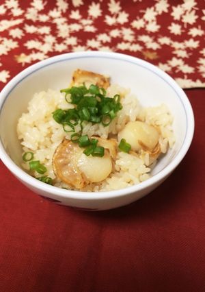 かわいいベビーホタテごはん-レシピのメイン写真
