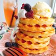 ホエイ再利用!お砂糖なしの玄米粉ワッフル