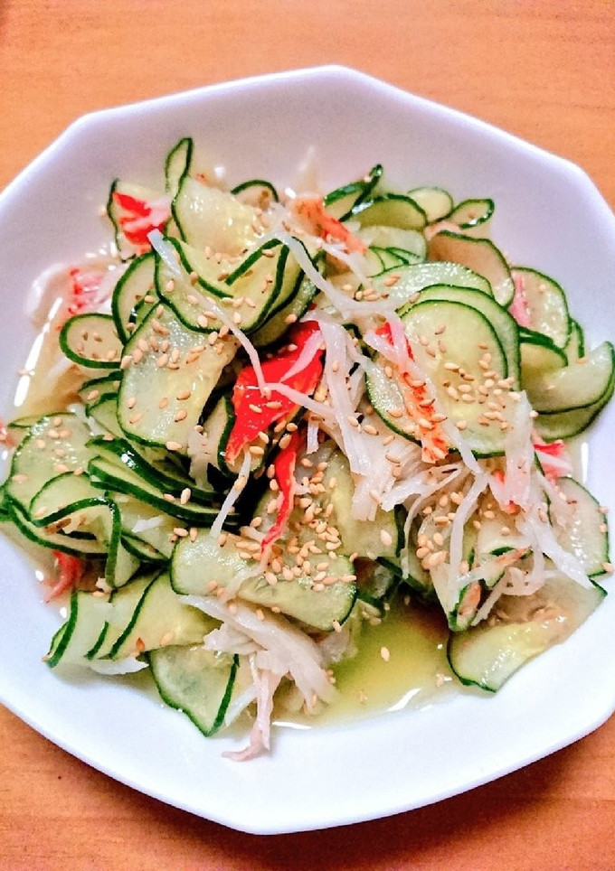 さっぱり！カニかまときゅうりの酢の物-レシピのメイン写真