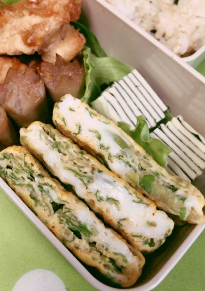 *千切りレタスの卵焼き*-レシピのメイン写真