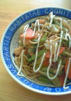 麺がおいしい～✿パスタで焼きそば✿-レシピのメイン写真