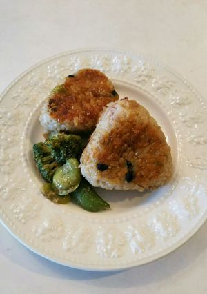 残り物で焼きおにぎり-レシピのメイン写真