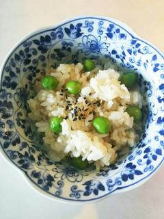 豆(グリーンピース)ご飯-レシピのメイン写真