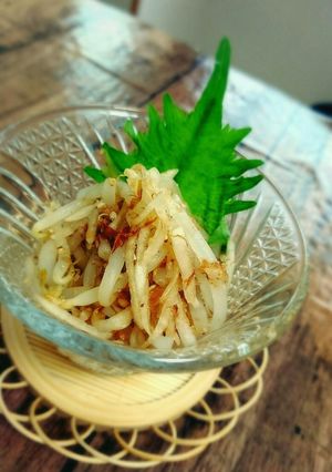 超簡単！モヤシと大根のポンおかか和え-レシピのメイン写真