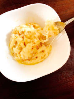 レンジで簡単!炊き込みご飯風チーズのせ-レシピのメイン写真