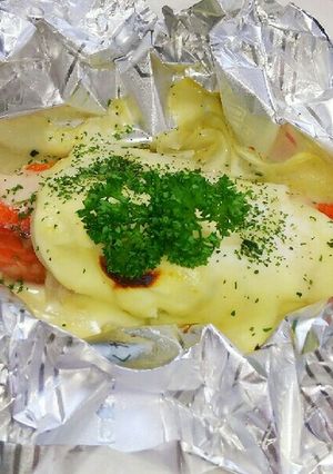 ☆鮭とホワイトソｰスの簡単チｰズ焼き☆☆-レシピのメイン写真