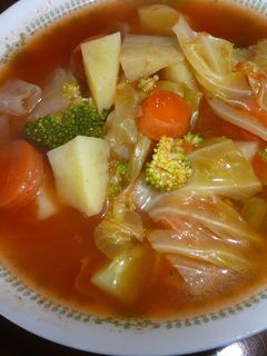 野菜たっぷりトマトスープ-レシピのメイン写真