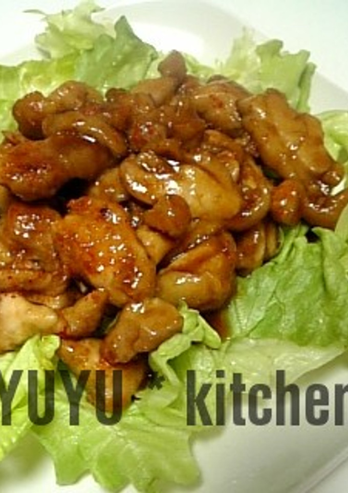 簡単にプルプル♪鶏の照りしょうが焼き-レシピのメイン写真