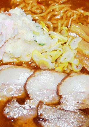 ラーメンにポテトサラダ！ 擬似豚骨！？-レシピのメイン写真
