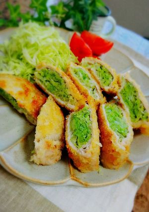 簡単＊揚げない♪キャベツのローストンカツ-レシピのメイン写真