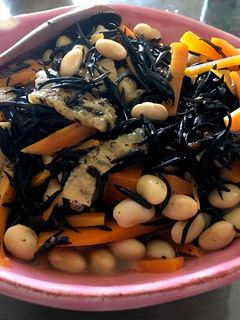 ばぁばの味★大豆入りひじきの煮物-レシピのメイン写真