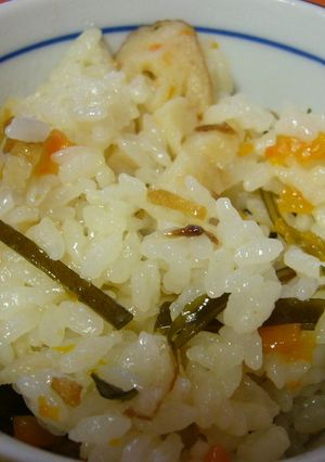 残り物おでんで炊き込みご飯-レシピのメイン写真
