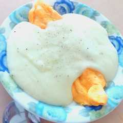 รูปของ オムレツ・チーズソース♡