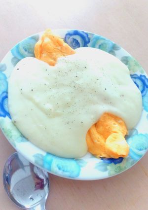 オムレツ・チーズソース♡-レシピのメイン写真