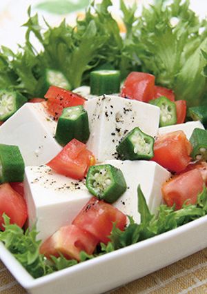 混ぜるだけ♪豆腐の美肌サラダ-レシピのメイン写真