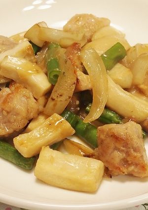 鶏肉とエリンギのガーリックバター炒め-レシピのメイン写真